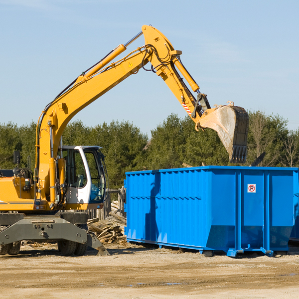 what size residential dumpster rentals are available in Pitt County North Carolina